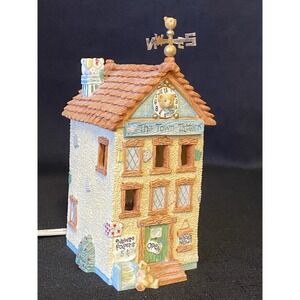 Boyds Collection The Town Tattler Lighted Village House Womens Beige Collectible